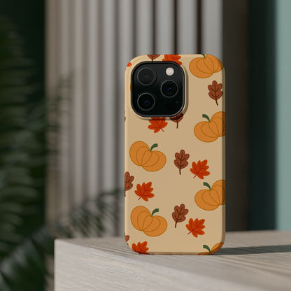 Pumpkin and Leaves MAGSAFE Phone Case
