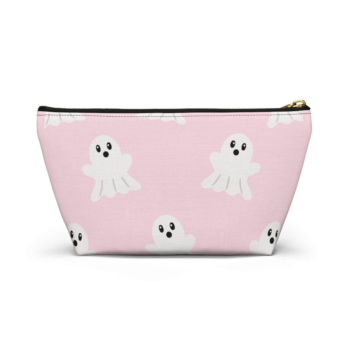 Pink Ghost Accessory Pouch with T bottom