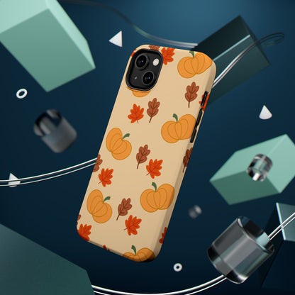 Pumpkin and Leaves MAGSAFE Phone Case