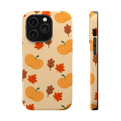 Pumpkin and Leaves MAGSAFE Phone Case
