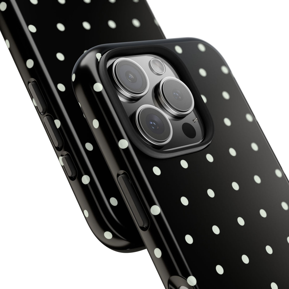 Black Polka Dot Phone Case