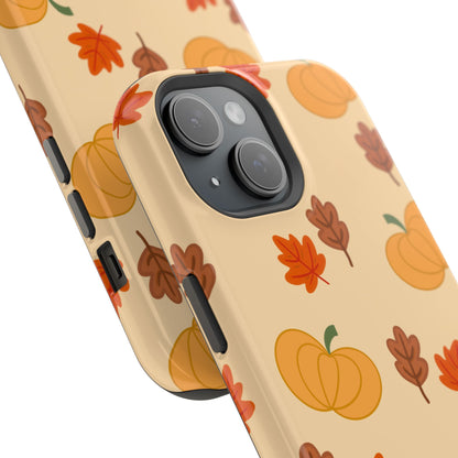 Pumpkin and Leaves MAGSAFE Phone Case