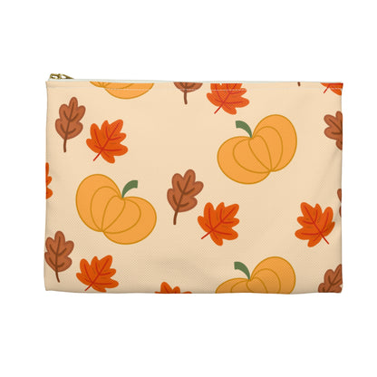 Pumpkin & Leaves Accessory Pouch