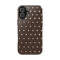 Brown Polka Dot Phone Case
