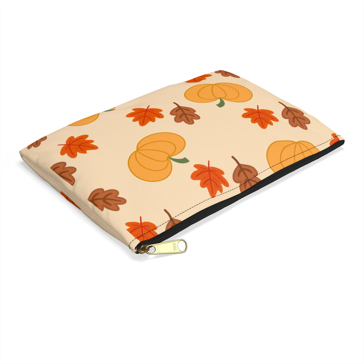 Pumpkin & Leaves Accessory Pouch