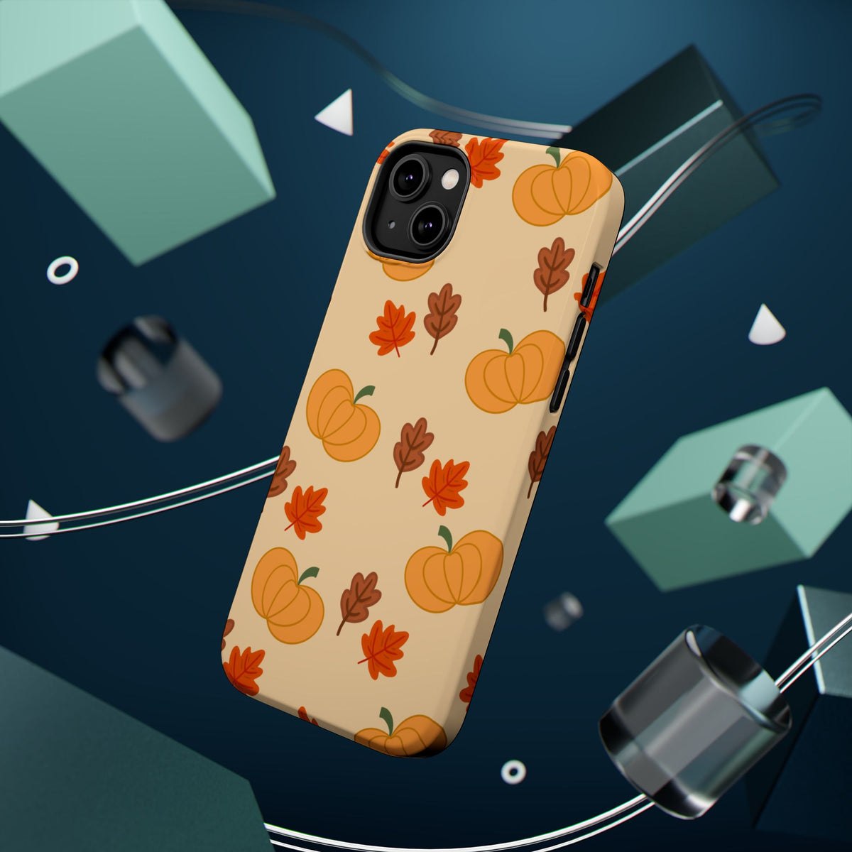 Pumpkin and Leaves MAGSAFE Phone Case