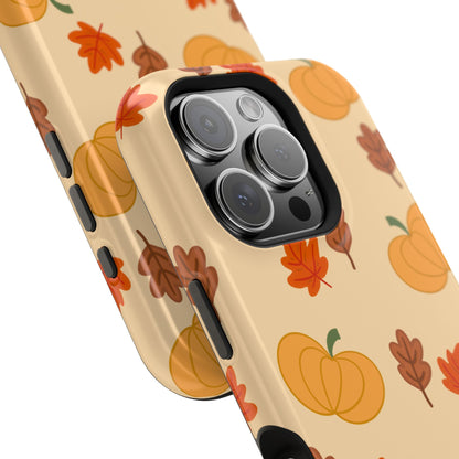Pumpkin and Leaves MAGSAFE Phone Case