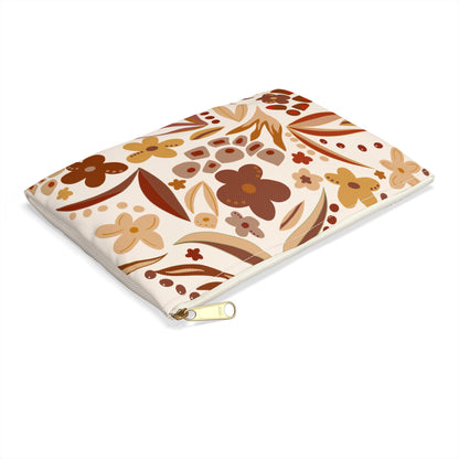 Fall Floral Accessory Pouch