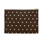 Brown Polka Dot Accessory Pouch