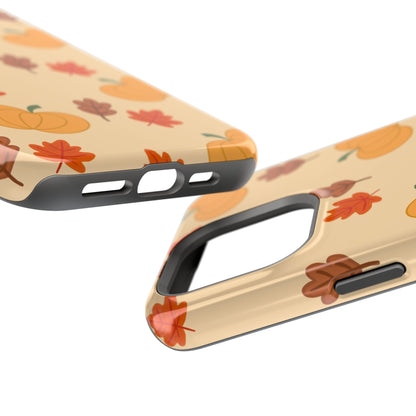 Pumpkin and Leaves MAGSAFE Phone Case
