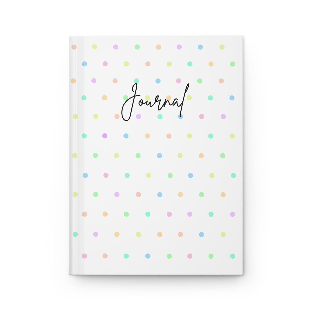 Pastel Polka Dot Hardcover Journal