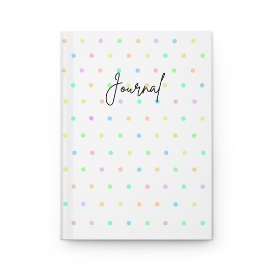 Pastel Polka Dot Hardcover Journal