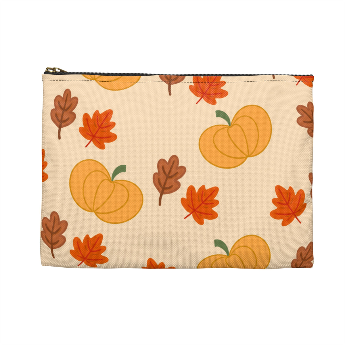Pumpkin & Leaves Accessory Pouch