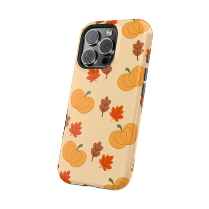 Pumpkin and Leaves MAGSAFE Phone Case