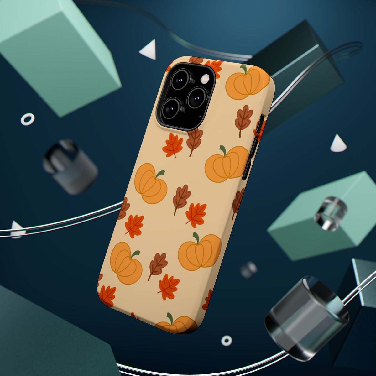 Pumpkin and Leaves MAGSAFE Phone Case