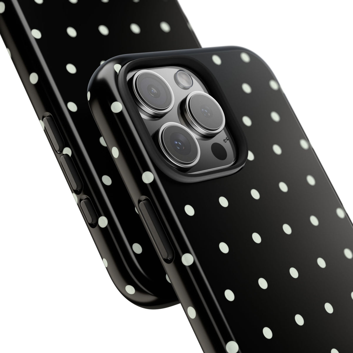 Black Polka Dot Phone Case