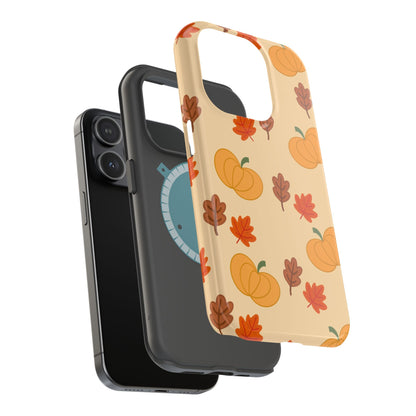 Pumpkin and Leaves MAGSAFE Phone Case