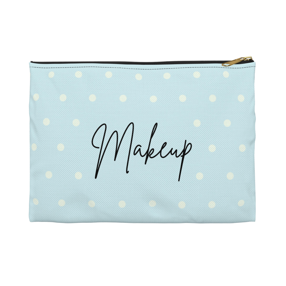 Sky Blue Makeup Pouch