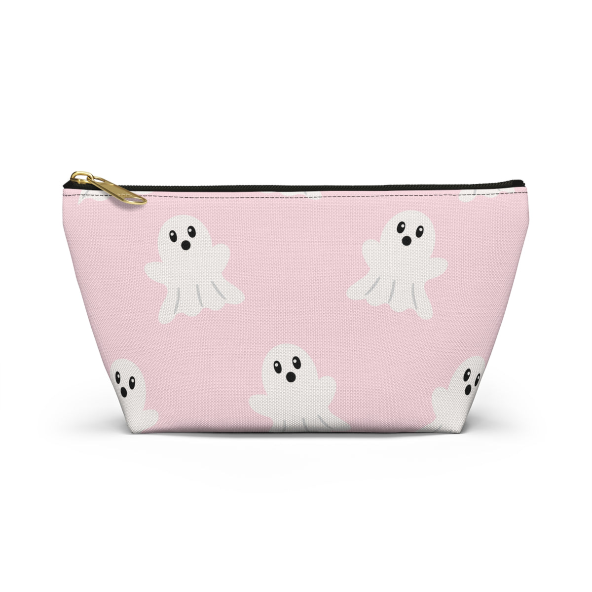 Pink Ghost Accessory Pouch with T bottom