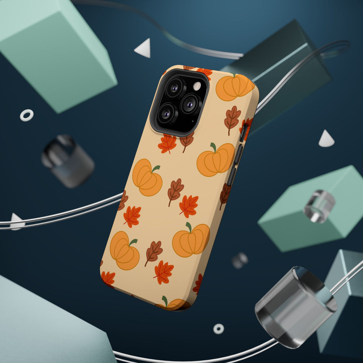 Pumpkin and Leaves MAGSAFE Phone Case