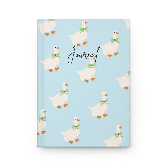 Sky Blue Goose Hardcover Journal