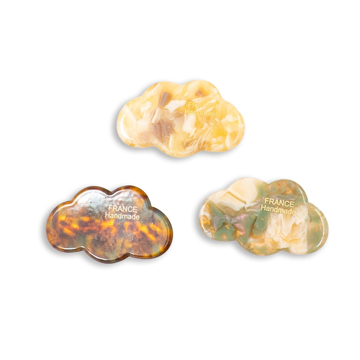 Marble Cloud Hair Clip