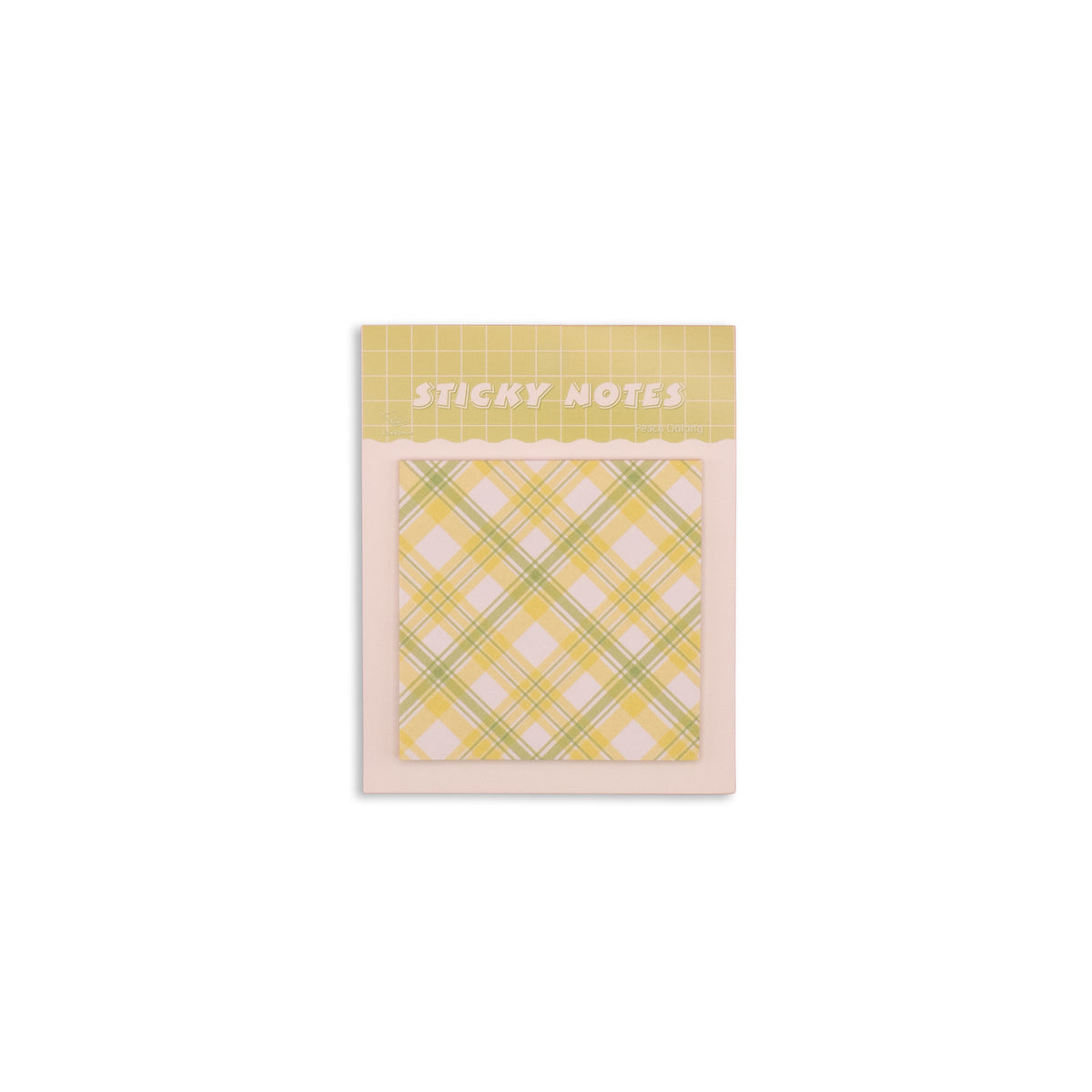 Colorful Plaid Sticky Notes