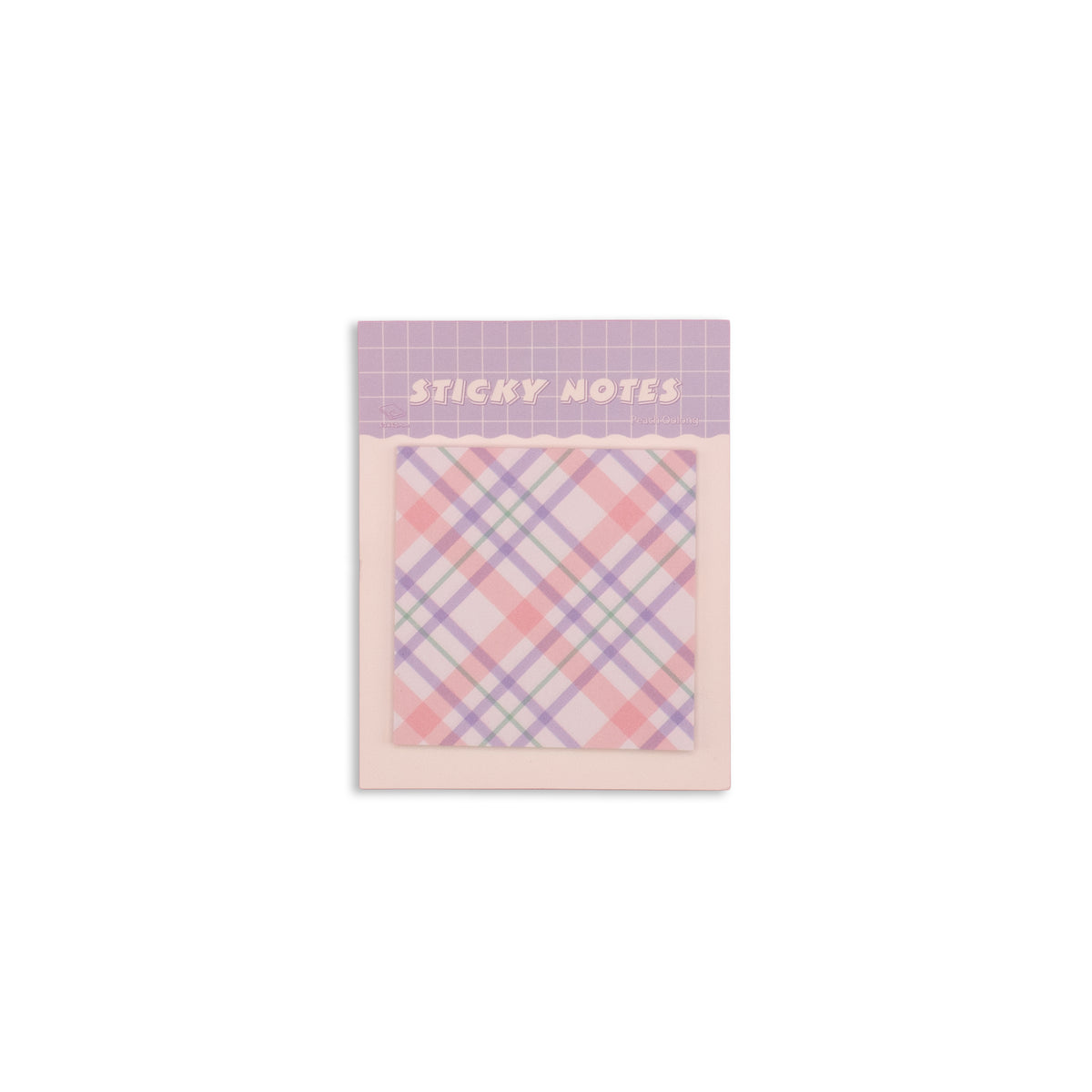 Colorful Plaid Sticky Notes