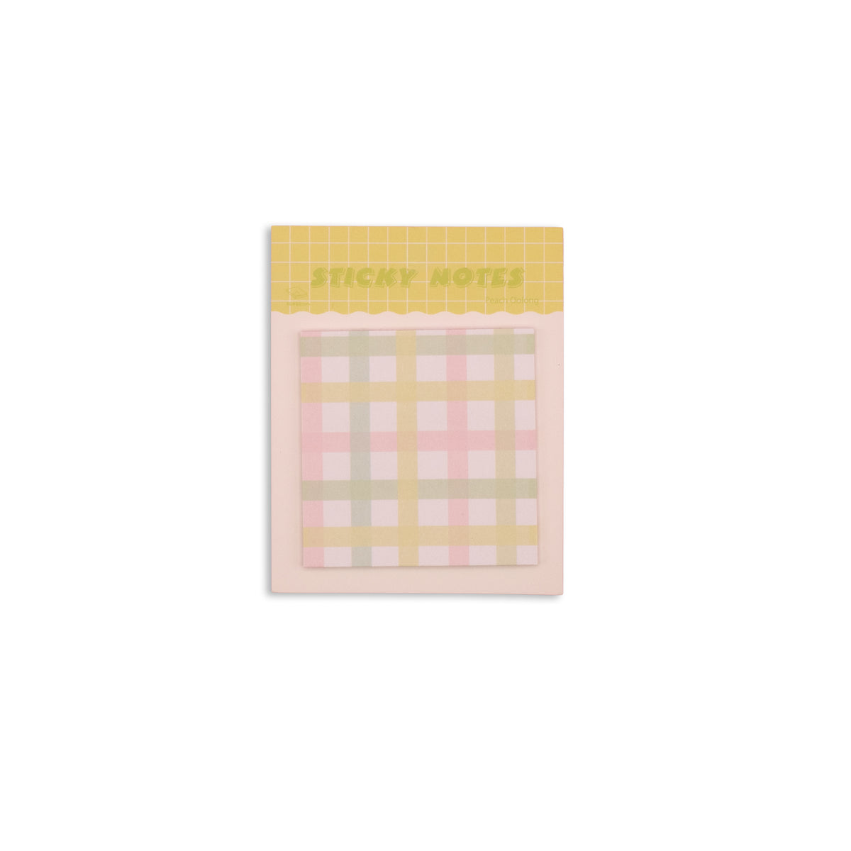 Colorful Plaid Sticky Notes