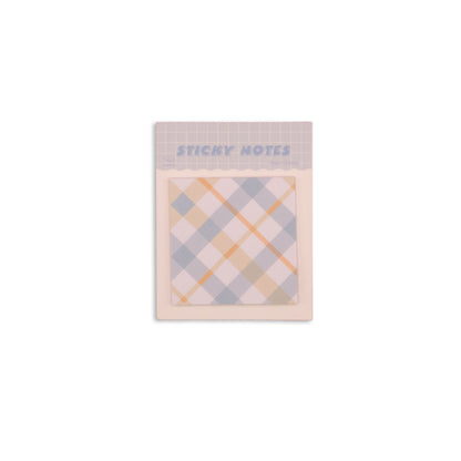 Colorful Plaid Sticky Notes