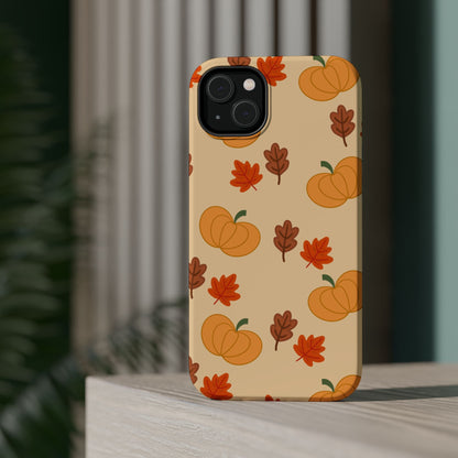Pumpkin and Leaves MAGSAFE Phone Case