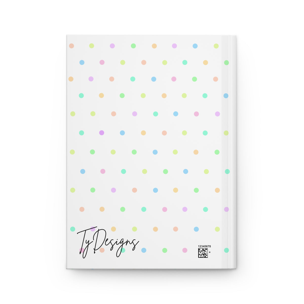 Pastel Polka Dot Hardcover Journal