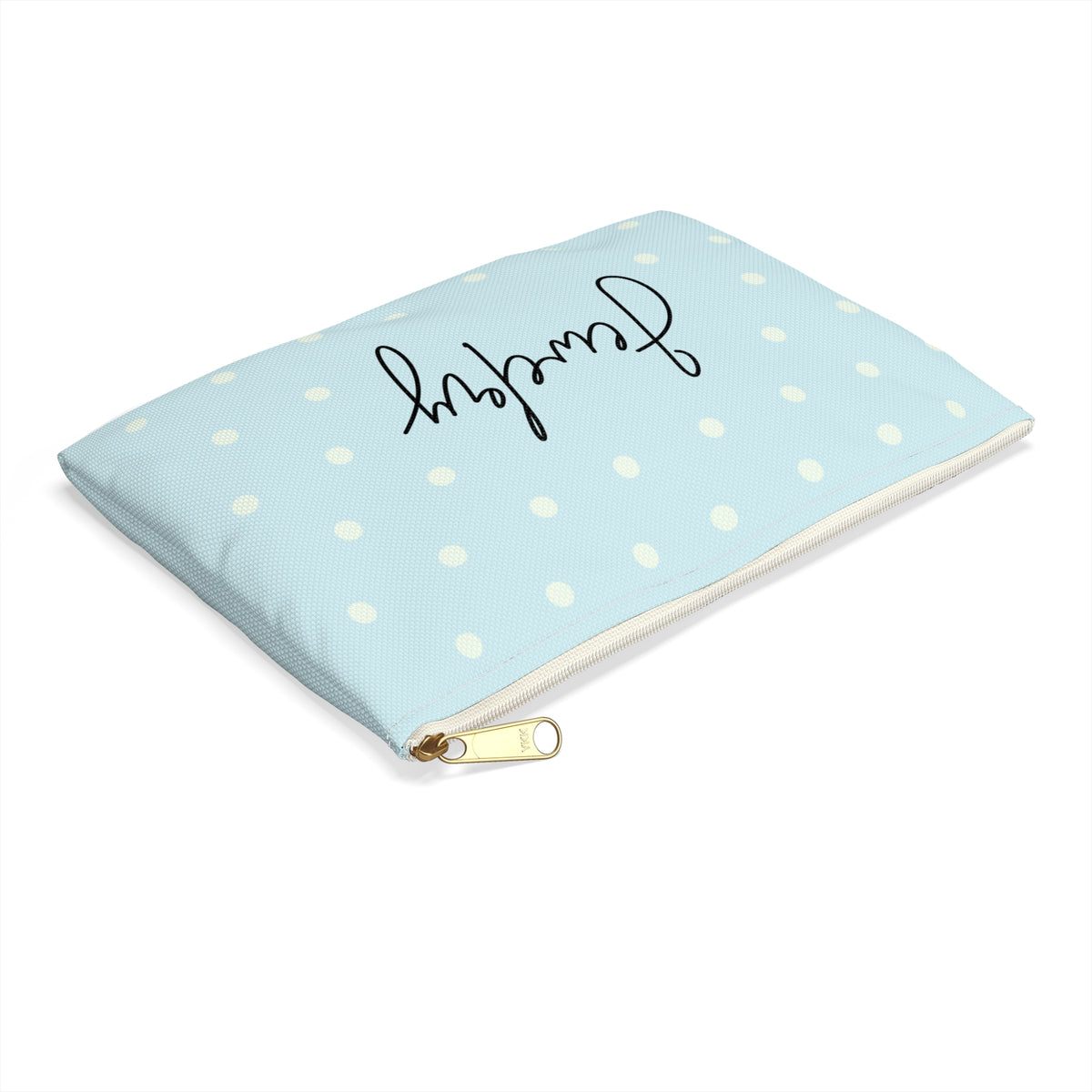 Sky Blue Jewelry Pouch