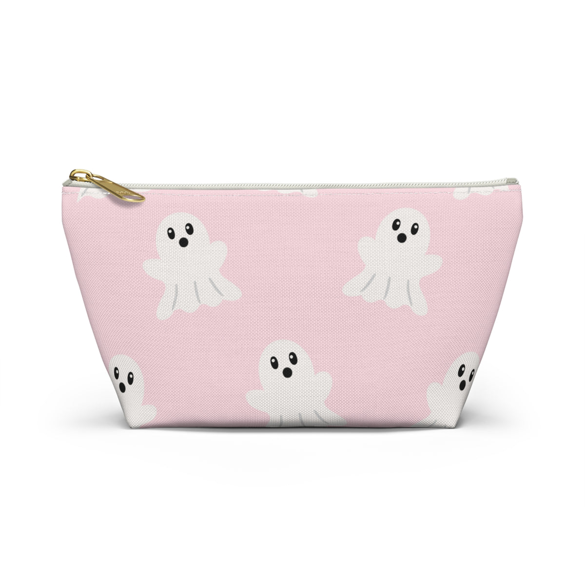 Pink Ghost Accessory Pouch with T bottom