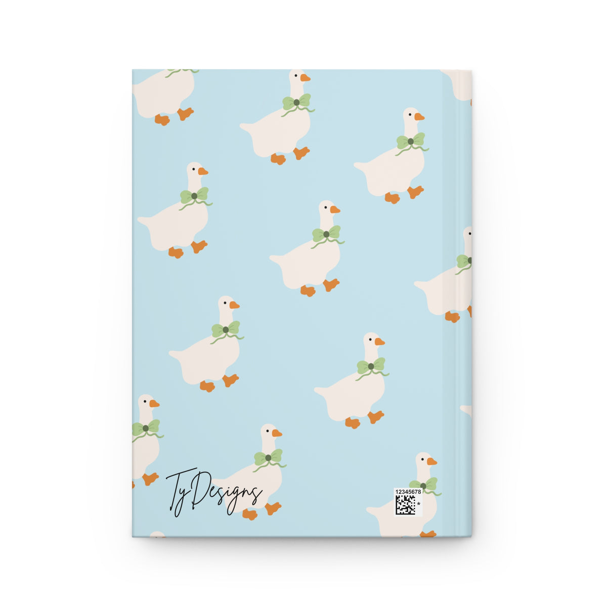 Sky Blue Goose Hardcover Journal