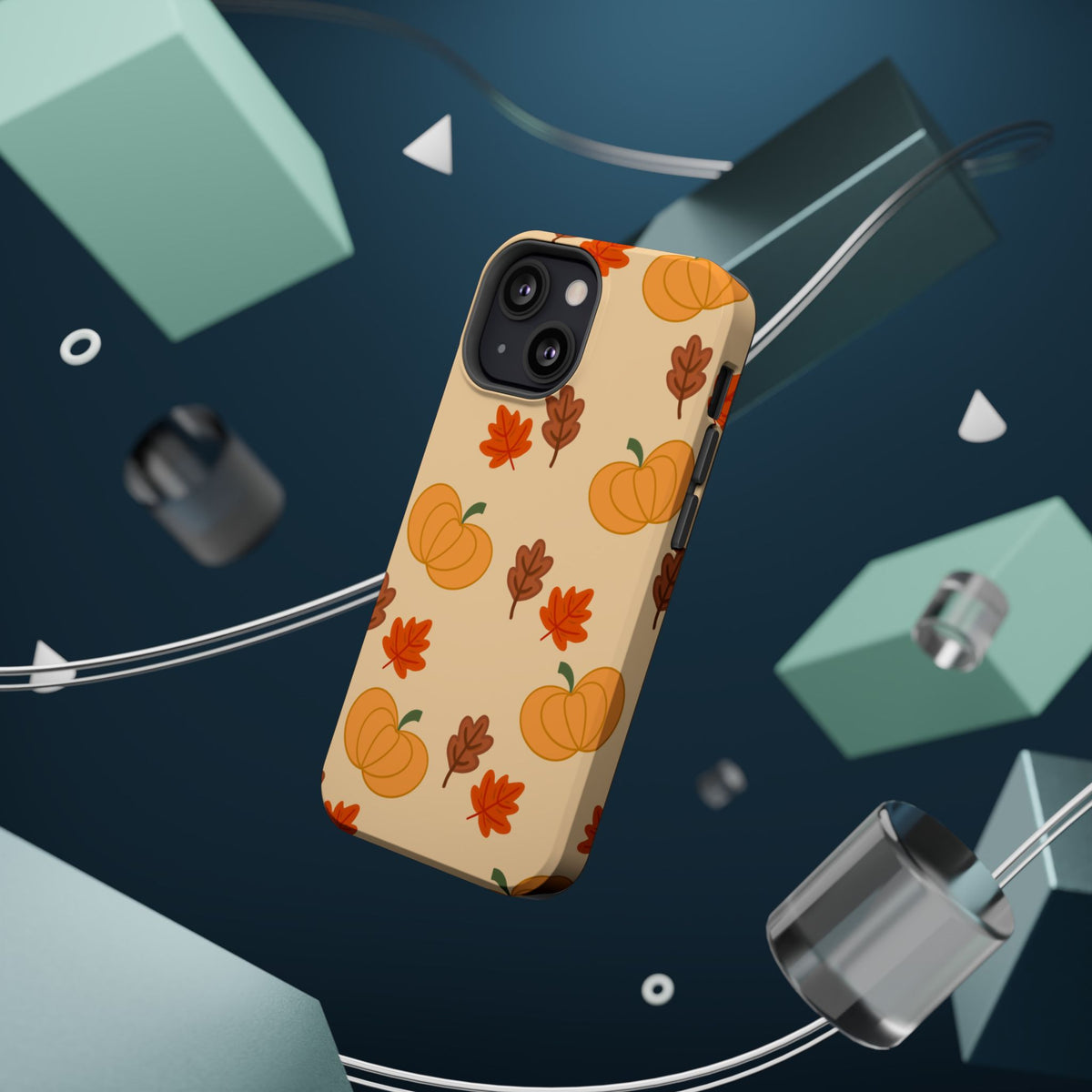 Pumpkin and Leaves MAGSAFE Phone Case