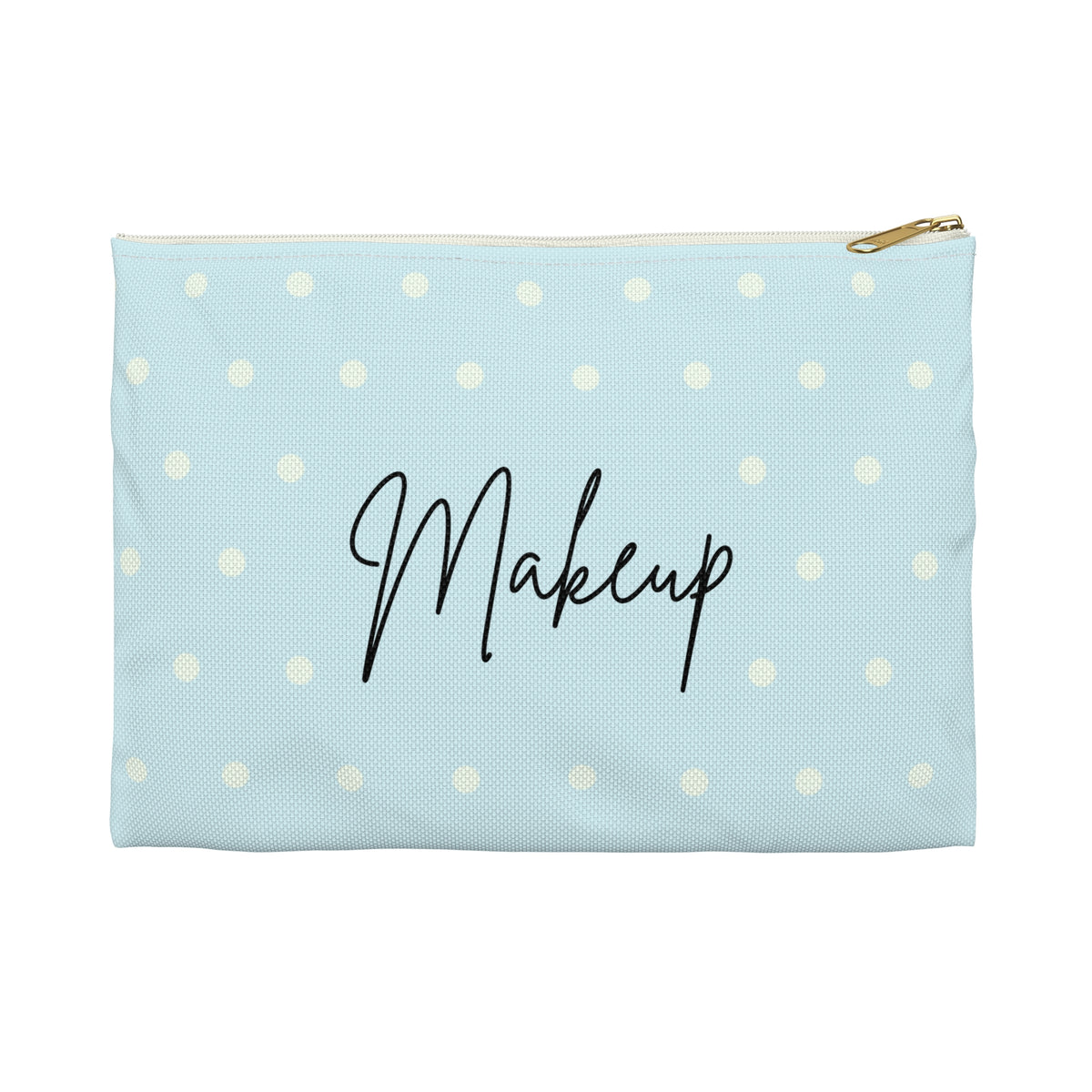 Sky Blue Makeup Pouch