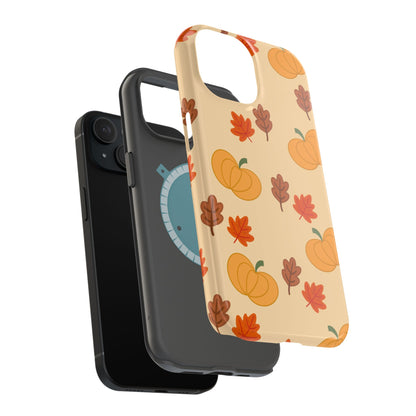 Pumpkin and Leaves MAGSAFE Phone Case