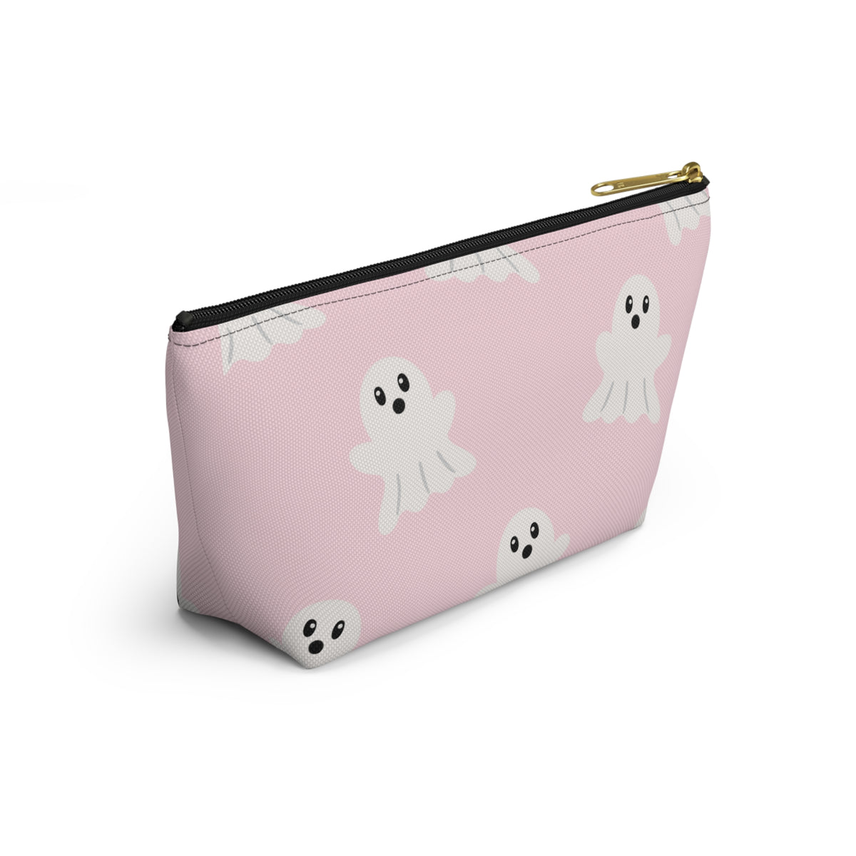 Pink Ghost Accessory Pouch with T bottom