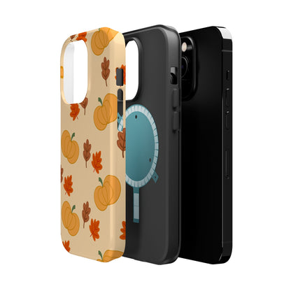 Pumpkin and Leaves MAGSAFE Phone Case