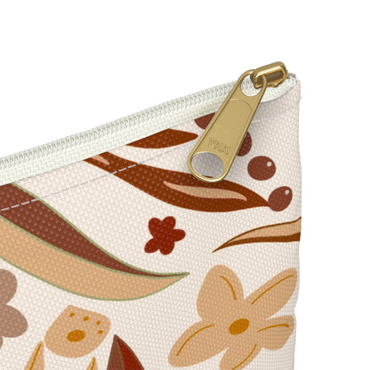 Fall Floral Accessory Pouch