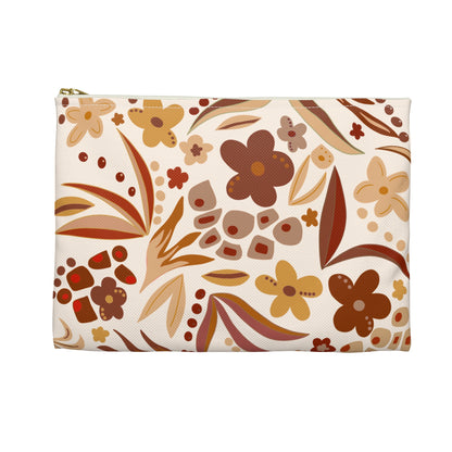 Fall Floral Accessory Pouch