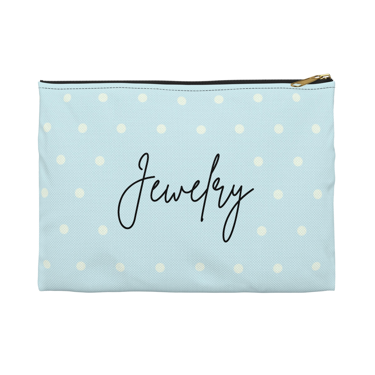 Sky Blue Jewelry Pouch