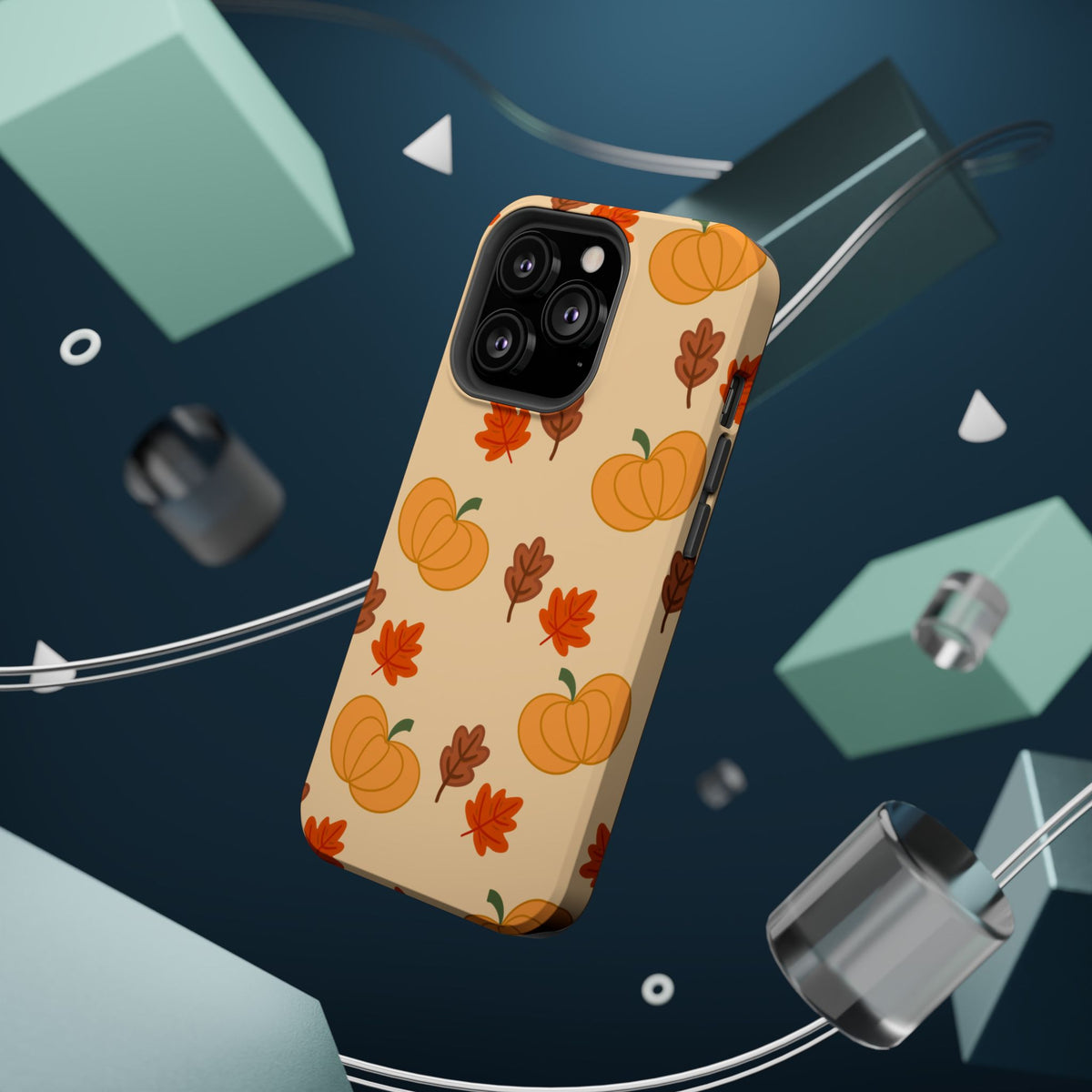 Pumpkin and Leaves MAGSAFE Phone Case