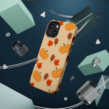 Pumpkin and Leaves MAGSAFE Phone Case