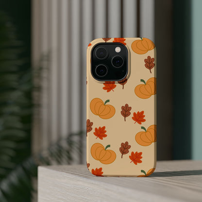 Pumpkin and Leaves MAGSAFE Phone Case
