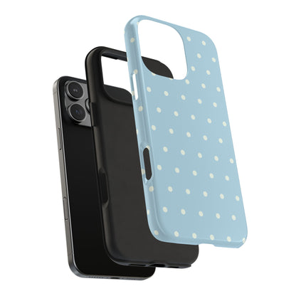 Sky Blue Polka Dot Phone Case