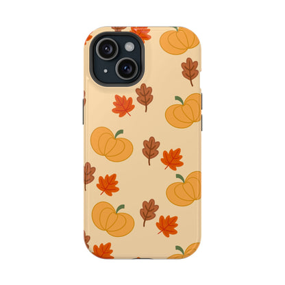 Pumpkin and Leaves MAGSAFE Phone Case