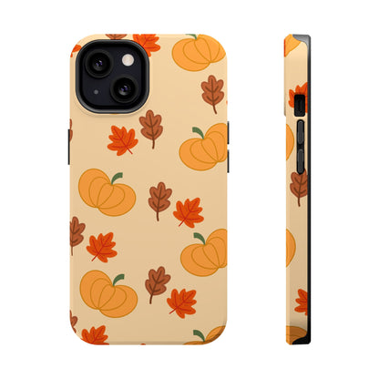 Pumpkin and Leaves MAGSAFE Phone Case