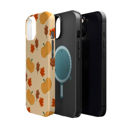 Pumpkin and Leaves MAGSAFE Phone Case